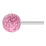 PFERD TOOLS STEEL Schleifstift Kugel Ø 32x32 mm Schaft-Ø 6 mm A24 für Stahl- und Stahlguss