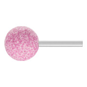 PFERD TOOLS STEEL Schleifstift Kugel Ø 32x32 mm Schaft-Ø 6 mm A46 für Stahl- und Stahlguss