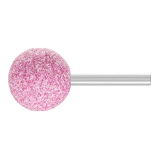 PFERD TOOLS STEEL Schleifstift Kugel Ø 32x32 mm Schaft-Ø 6 mm A46 für Stahl- und Stahlguss