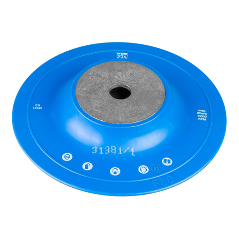 PFERD TOOLS Stützteller mit Spannmutter Ø 100 GT M10 für Winkelschleifer 100
