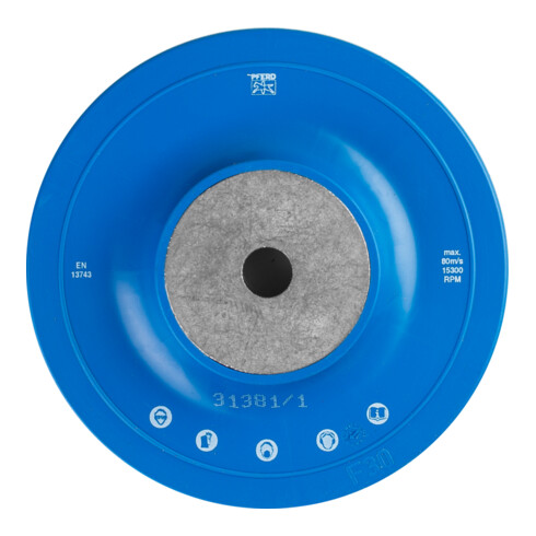 PFERD TOOLS Stützteller mit Spannmutter Ø 100 GT M10 für Winkelschleifer 100