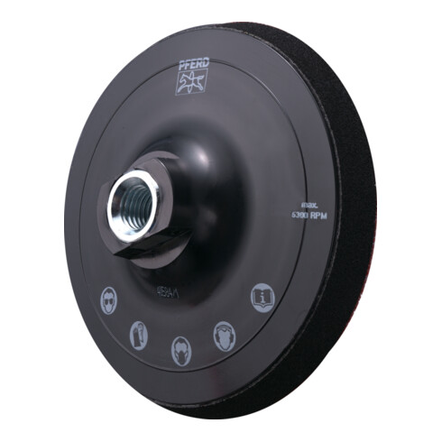 PFERD TOOLS Stützteller weich für Klettscheibe KRH-S Ø 115 mm Gewinde M14