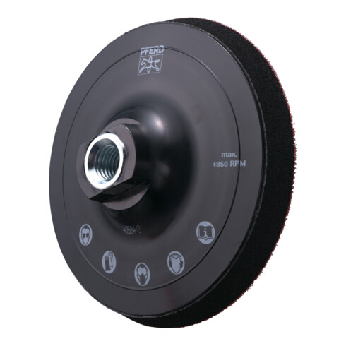 PFERD TOOLS Stützteller weich für Klettscheibe KRH-S Ø 125 mm Gewinde M14