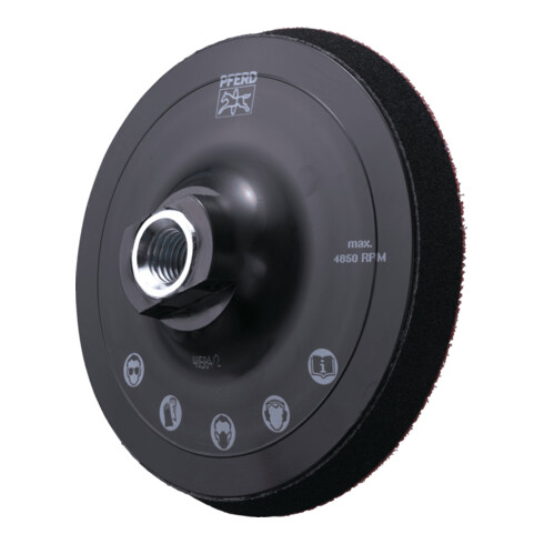 PFERD TOOLS Stützteller weich für Klettscheibe KRH-S Ø 125 mm Gewinde M14