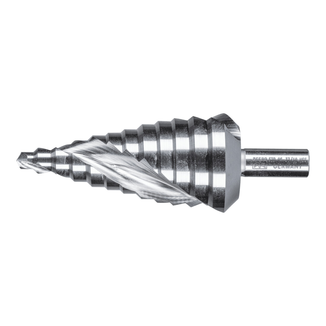 PFERD TOOLS Stufenbohrer HSS 12 Bohrstufen Ø 6-37 mm 3-Flächenschaft-Ø 10mm