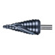 PFERD TOOLS Stufenbohrer HSS 12 Bohrstufen Ø 6-37 mm 3-Flächenschaft-Ø 10mm HICOAT beschichtet