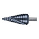 PFERD TOOLS Stufenbohrer HSS 12 Bohrstufen Ø 6-37 mm 3-Flächenschaft-Ø 10mm HICOAT beschichtet
