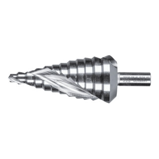 PFERD TOOLS Stufenbohrer HSS 12 Bohrstufen Ø 6-37 mm 3-Flächenschaft-Ø 10mm