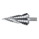 PFERD TOOLS Stufenbohrer HSS 13 Bohrstufen Ø 4-39 mm 3-Flächenschaft-Ø 10mm