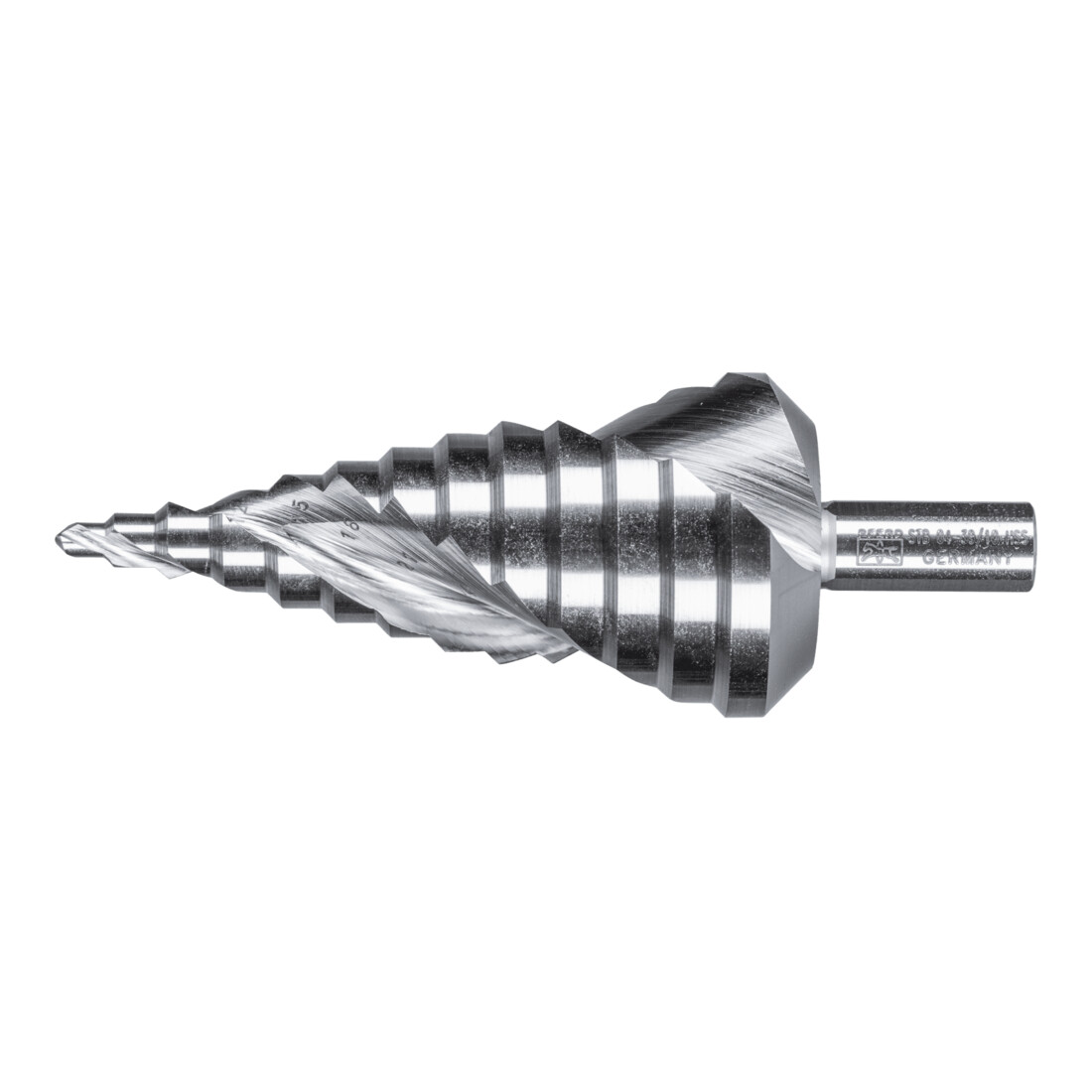PFERD TOOLS Stufenbohrer HSS 13 Bohrstufen Ø 4-39 mm 3-Flächenschaft-Ø 10mm