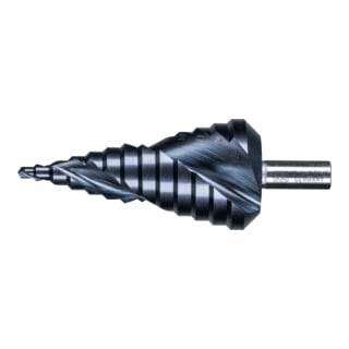 PFERD TOOLS Stufenbohrer HSS 13 Bohrstufen Ø 4-39 mm 3-Flächenschaft-Ø 10mm HICOAT beschichtet