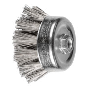 PFERD TOOLS Topfbürste gezopft TBG Ø 100mm M14 Edelstahl-Diamant-Draht-Ø 0,50mm Korn 270