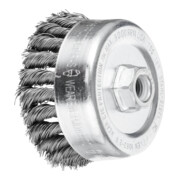PFERD TOOLS Topfbürste gezopft TBG Ø 100mm M14 Stahl-Draht-Ø 0,50mm Winkelschleifer (1)