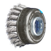 PFERD Topfbürste mit Gewinde, gezopft POS TBG 65/X-LOCK INOX 0,35