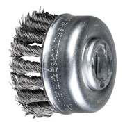 PFERD Topfbürste mit Gewinde, gezopft POS TBG 65/X-LOCK INOX 0,35