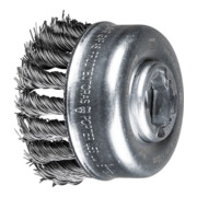 PFERD TOOLS Topfbürste mit Gewinde, gezopft POS TBG 65/X-LOCK INOX 0,35