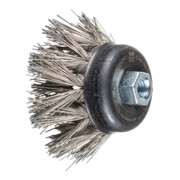 PFERD TOOLS Topfbürste gezopft TBG Ø 65 mm M14 Edelstahl-Diamant-Draht-Ø 0,50mm Korn 270