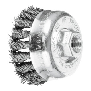 PFERD TOOLS Topfbürste gezopft TBG Ø 65 mm M14 Stahl-Draht-Ø 0,50mm Winkelschleifer (1)