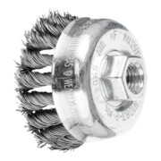 PFERD TOOLS Topfbürste gezopft TBG Ø 65 mm M14 Stahl-Draht-Ø 0,50mm Winkelschleifer (1)