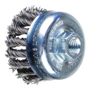 PFERD TOOLS Topfbürste gezopft TBG Ø 65 mm M14 Stahl-Draht-Ø 0,80mm Winkelschleifer