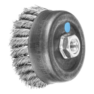PFERD TOOLS Topfbürste gezopft TBG Ø 100mm M14 Edelstahl-Draht-Ø 0,50mm Winkelschleifer