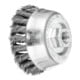 PFERD TOOLS Topfbürste gezopft TBG Ø 80mm M14 Stahl-Draht-Ø 0,50mm Winkelschleifer