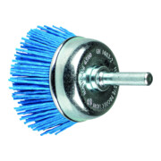 PFERD TOOLS Topfbürste ungezopft TBU Ø 50mm Schaft-Ø 6 mm BLUE-Filament-Ø 1,10mm Korn 180 Bohrmaschinen