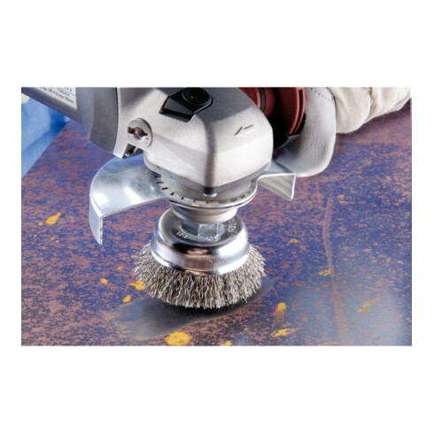 PFERD TOOLS Topfbürste ungezopft TBU Ø100mm M14 Stahl-Draht-Ø0,30 Winkelschleifer