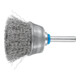 PFERD TOOLS Topfbürste ungezopft TBU Ø40mm Schaft-Ø6 mm Edelstahl-Draht-Ø0,20
