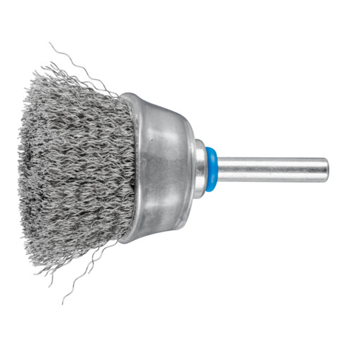 PFERD TOOLS Topfbürste ungezopft TBU Ø40mm Schaft-Ø6 mm Edelstahl-Draht-Ø0,20