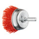 PFERD TOOLS Topfbürste ungezopft TBU Ø50mm Schaft-Ø 6 mm RED-Filament-Ø 1,27 Korn 80 Bohrmaschinen (1)-1