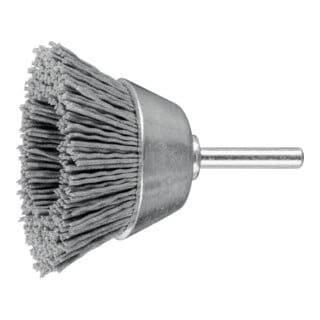 PFERD TOOLS Topfbürste ungezopft TBU Ø50mm Schaft-Ø6 mm SiC-Filament-Ø0,90 Korn 180 (1)