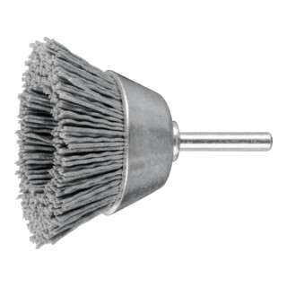 PFERD TOOLS Topfbürste ungezopft TBU Ø50mm Schaft-Ø6 mm SiC-Filament-Ø0,90 Korn 180 (10)
