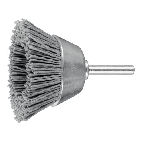 PFERD TOOLS Topfbürste ungezopft TBU Ø50mm Schaft-Ø6 mm SiC-Filament-Ø0,90 Korn 180