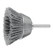 PFERD TOOLS Topfbürste ungezopft TBU Ø50mm Schaft-Ø6 mm SiC-Filament-Ø0,90 Korn 180