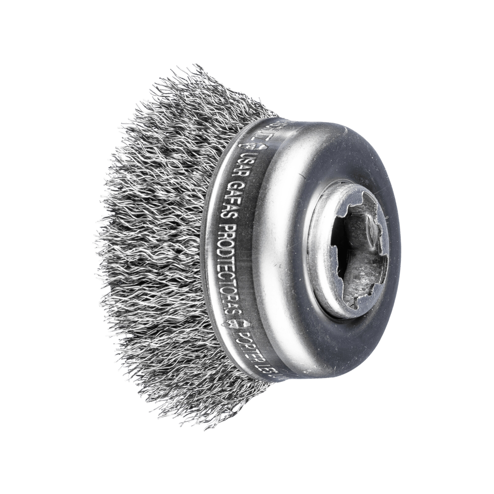 PFERD TOOLS Topfbürste ungezopft TBU Ø60 Bohrung 22,2 mm/X-LOCK Stahl-Draht-Ø0,30 Winkelschleifer
