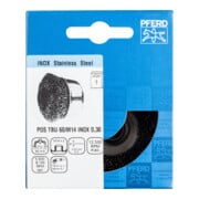 PFERD TOOLS Topfbürste ungezopft TBU Ø60mm M14 Edelstahl-Draht-Ø0,30 Winkelschleifer (1)-3