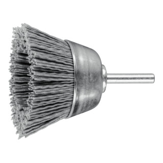PFERD TOOLS Topfbürste ungezopft TBU Ø60mm Schaft-Ø6 mm SiC-Filament-Ø0,90 Korn 180