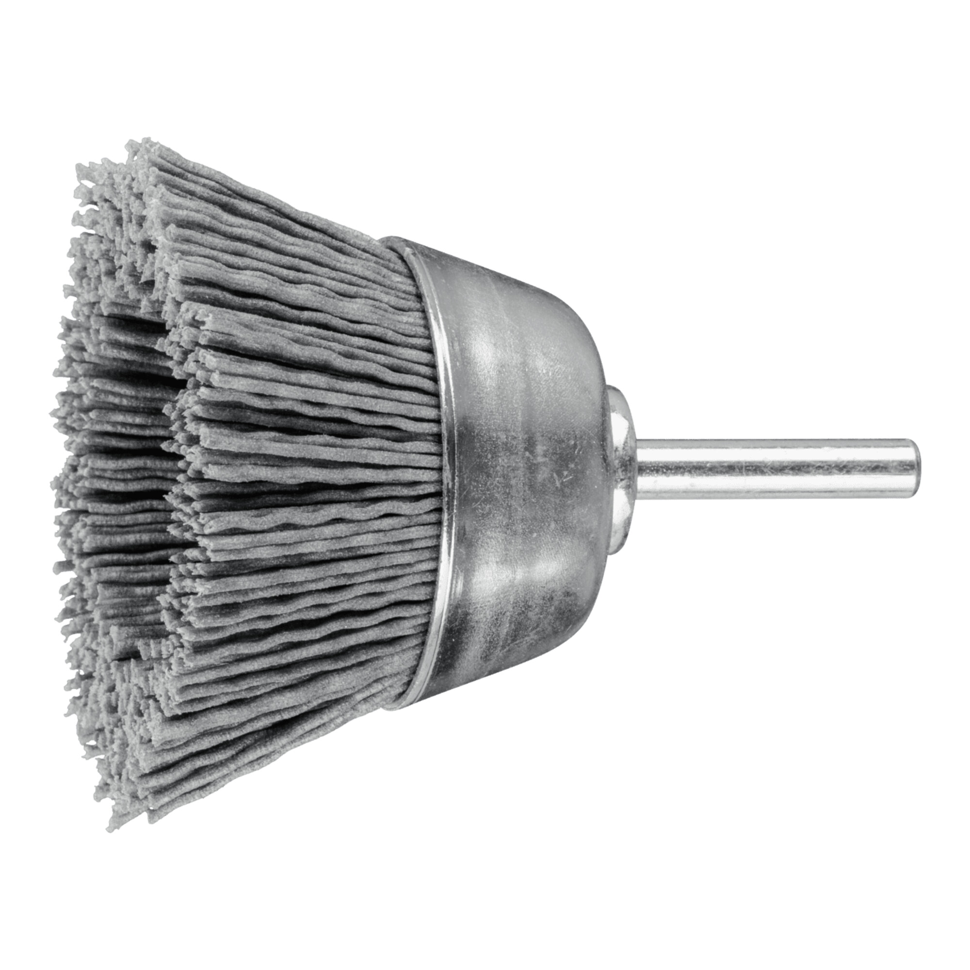 PFERD TOOLS Topfbürste ungezopft TBU Ø60mm Schaft-Ø6 mm SiC-Filament-Ø0,90 Korn 180