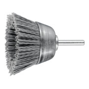 PFERD TOOLS Topfbürste ungezopft TBU Ø60mm Schaft-Ø6 mm SiC-Filament-Ø0,90 Korn 180