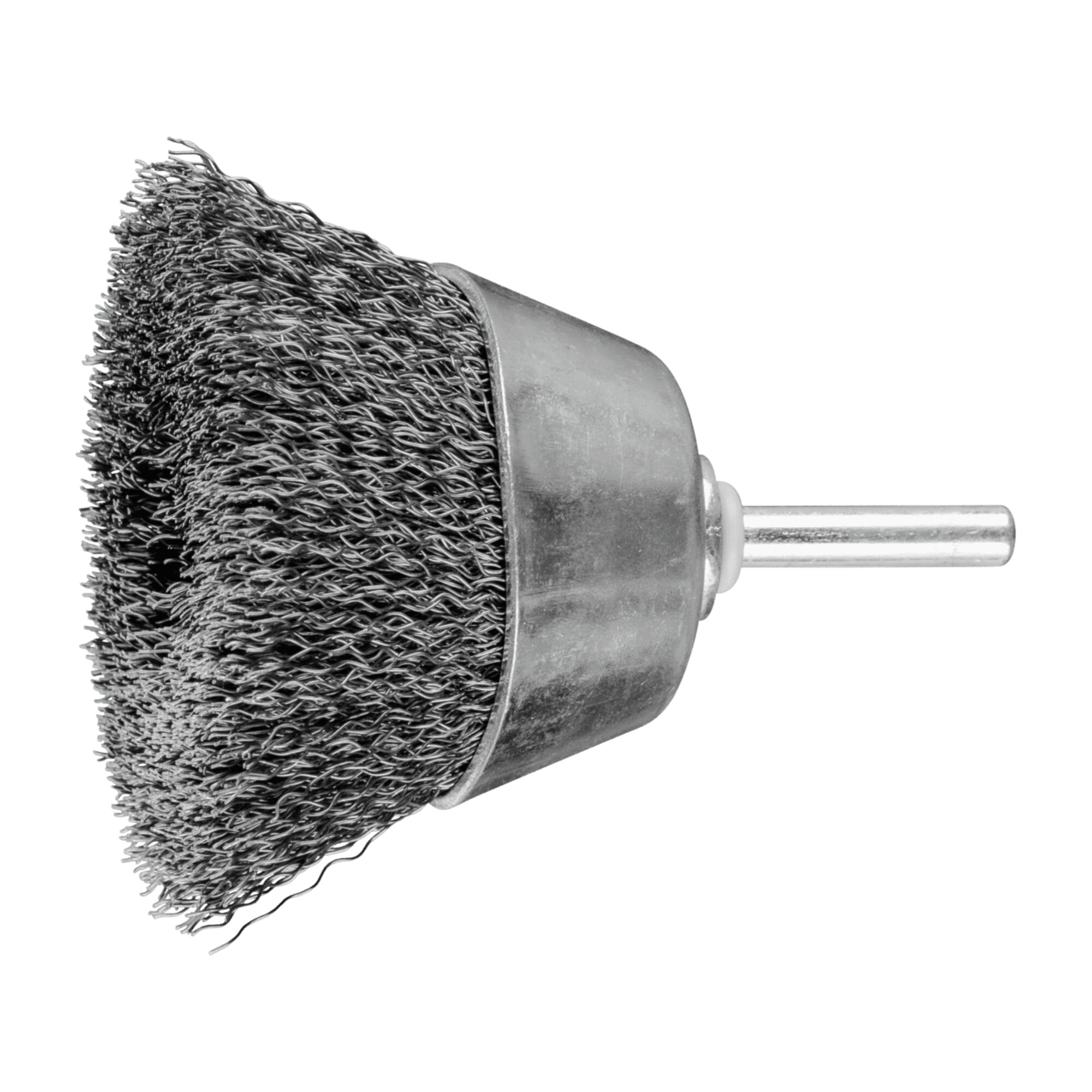 PFERD TOOLS Topfbürste ungezopft TBU Ø60mm Schaft-Ø6 mm Stahl-Draht-Ø0,30