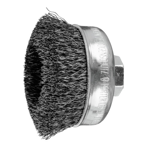 PFERD TOOLS Topfbürste ungezopft TBU Ø75 mm M14 Stahl-Draht-Ø0,30 Winkelschleifer