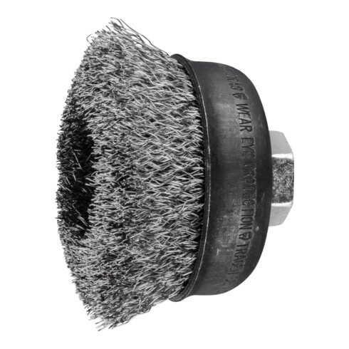 PFERD TOOLS Topfbürste ungezopft TBU Ø75mm M14 Edelstahl-Draht-Ø0,30 Winkelschleifer