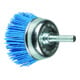 PFERD TOOLS Topfbürste ungezopft TBU Ø 50mm Schaft-Ø 6 mm BLUE-Filament-Ø 1,10mm Korn 180 Bohrmaschinen
