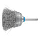 PFERD TOOLS Topfbürste ungezopft TBU Ø40mm Schaft-Ø6 mm Edelstahl-Draht-Ø0,20