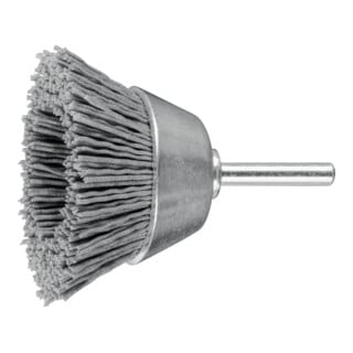 PFERD TOOLS Topfbürste ungezopft TBU Ø50mm Schaft-Ø6 mm SiC-Filament-Ø0,90 Korn 180 (10)