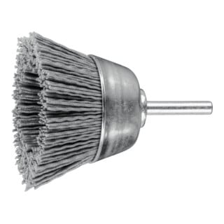PFERD TOOLS Topfbürste ungezopft TBU Ø60mm Schaft-Ø6 mm SiC-Filament-Ø0,90 Korn 180