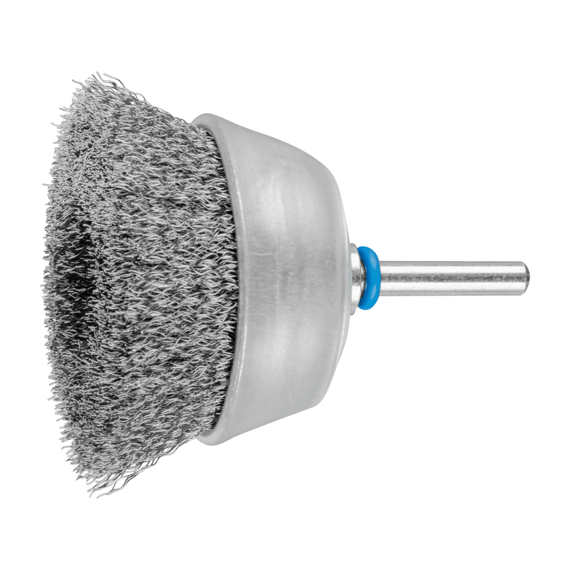PFERD TOOLS Topfbürste ungezopft TBU Ø70mm Schaft-Ø6 mm Edelstahl-Draht-Ø0,20
