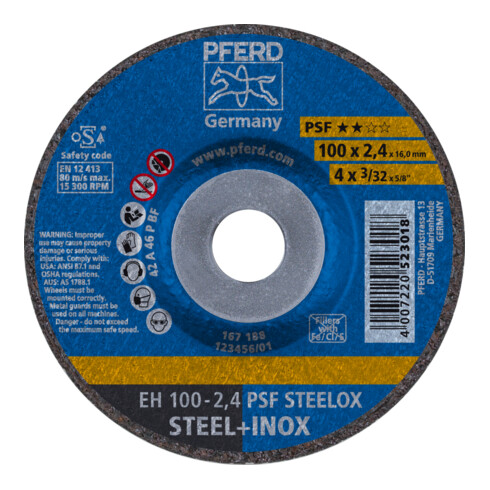 PFERD Trennscheibe EH PSF STEELOX