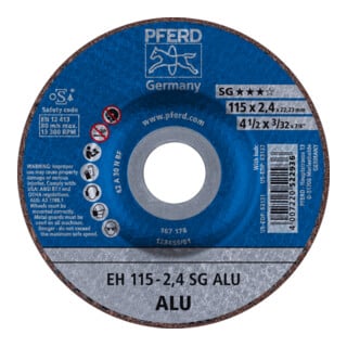 PFERD TOOLS Trennscheibe EH 115-2,4 SG ALU